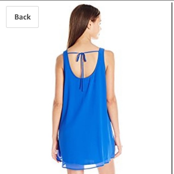 MY MICHELLE blue sleeveless embroidered dress - Picture 2 of 6